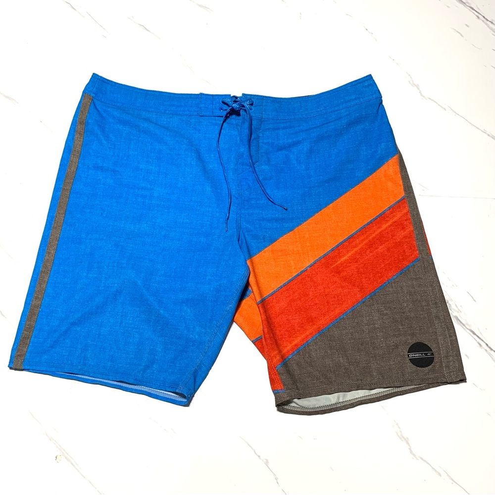 EUC O’Neill Jordy Freak Blue Orange Board Short Size 38